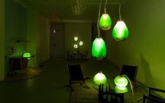 interior design blogs lamps made of algae installation (Copy)