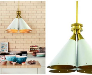 Bold Colors and Contemporary Lighting for a Modern Kitchen