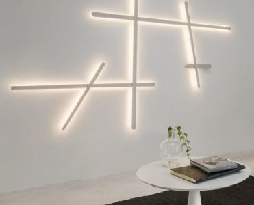 Contemporary style polycarbonate wall #lamp SPARKS 1705 by Vibia. design Arik Levy