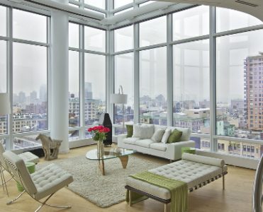 Contemporary Lamps and Sweeping Views in a Marie Burgos Penthouse