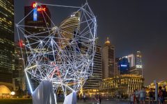 Marina Bay Singapore Gets Lit Up by a 3D Lighting Exhibition