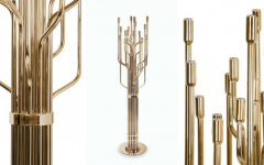 Best Contemporary Lighting- A Gold Plated Modern Floor Lamp