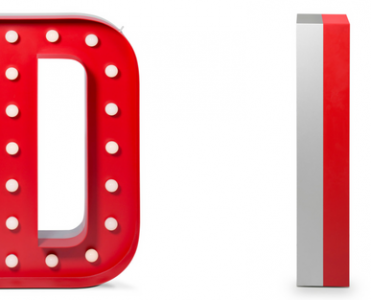 How to Use a Red Marquee Light in Your Home Decor this Fall