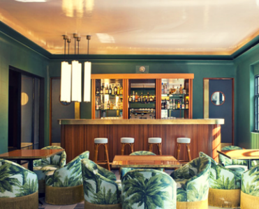 Mid-Century Modern Residence With Contemporary Lighting Fixtures