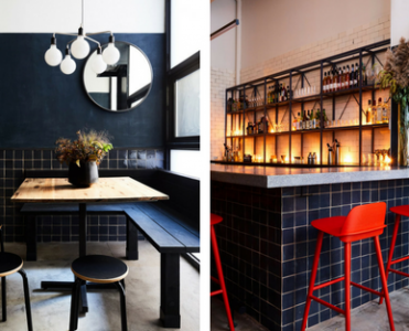 The Japanese Style With Contemporary Light Fixtures in the Mix!