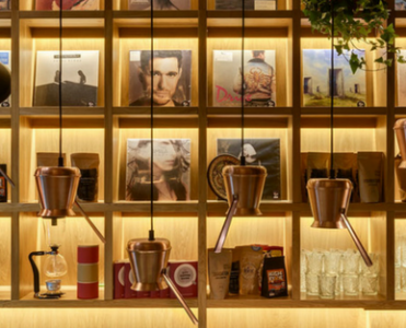 Fall In Love With This Coffee Shop Design With Modern Lighting!