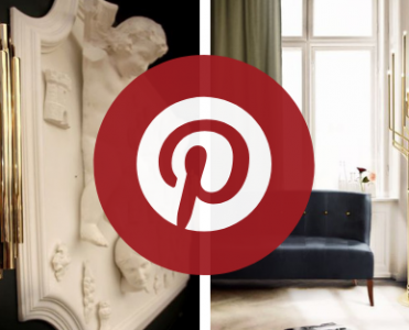 What is Hot on Pinterest: Add A Special Glow With Gold Plated Lamps!