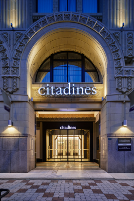 Sophisticated Style and Art Déco Boldness Coexist Beautifully in This Osaka Hospitality Project by Takashimaya Space Create