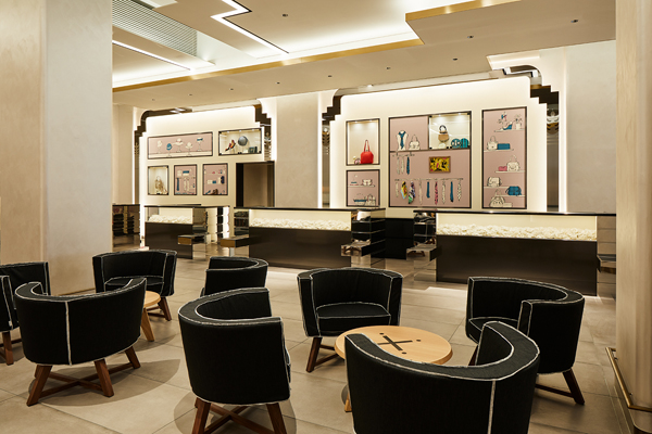 Sophisticated Style and Art Déco Boldness Coexist Beautifully in This Osaka Hospitality Project by Takashimaya Space Create