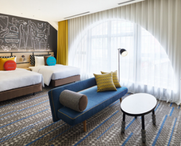 Sophisticated Style and Art Déco Boldness Coexist Beautifully in This Osaka Hospitality Project by Takashimaya Space Create